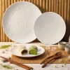 LUBIANA HANAMI Serwis obiadowy 72 el / 24 osoby | biała porcelana