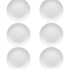 LUBIANA HANAMI Talerz obiadowy płytki 27 cm x 6 sztuk / biała porcelana luz