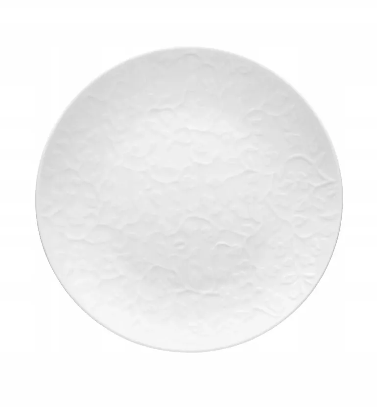 LUBIANA HANAMI Talerz obiadowy płytki 27 cm x 6 sztuk / biała porcelana luz