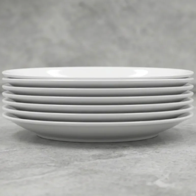 LUBIANA HOTEL BOSS 6x Talerz płytki 31 cm | biały | porcelana