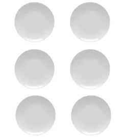 LUBIANA HOTEL BOSS 6x Talerz płytki 31 cm | biały | porcelana