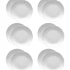 LUBIANA HOTEL BOSS 12x Talerz płytki 19 cm | biały | porcelana