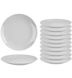 LUBIANA HOTEL BOSS 60x Talerz płytki 25 cm | biały | porcelana