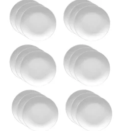 LUBIANA HOTEL BOSS 18x Talerz płytki 19 cm | biały | porcelana