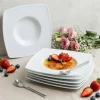 LUBIANA HOTEL | Victoria 6x Talerz do deserów 26 cm | biały | porcelana