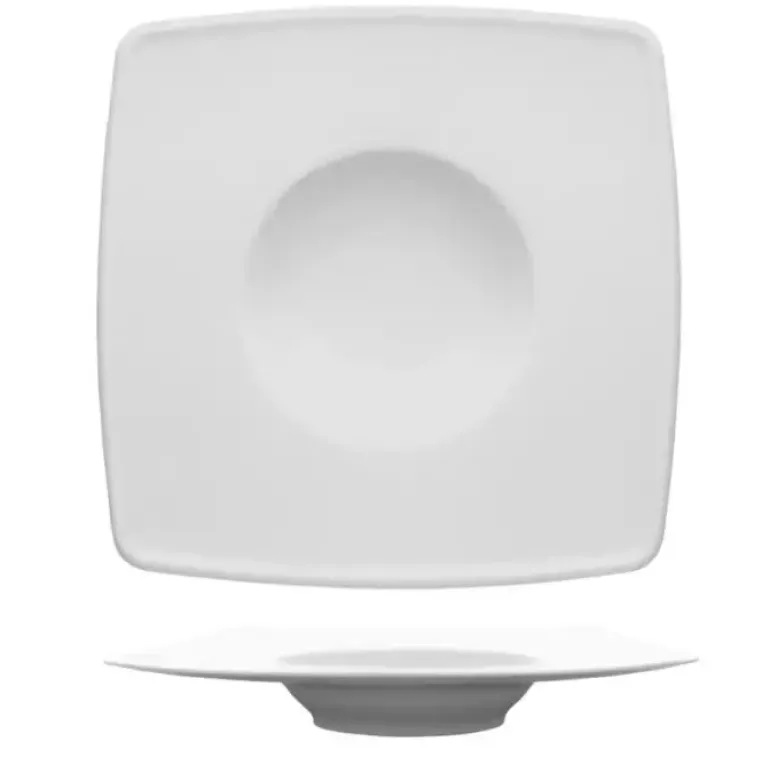 LUBIANA HOTEL | Victoria 6x Talerz do deserów 26 cm | biały | porcelana