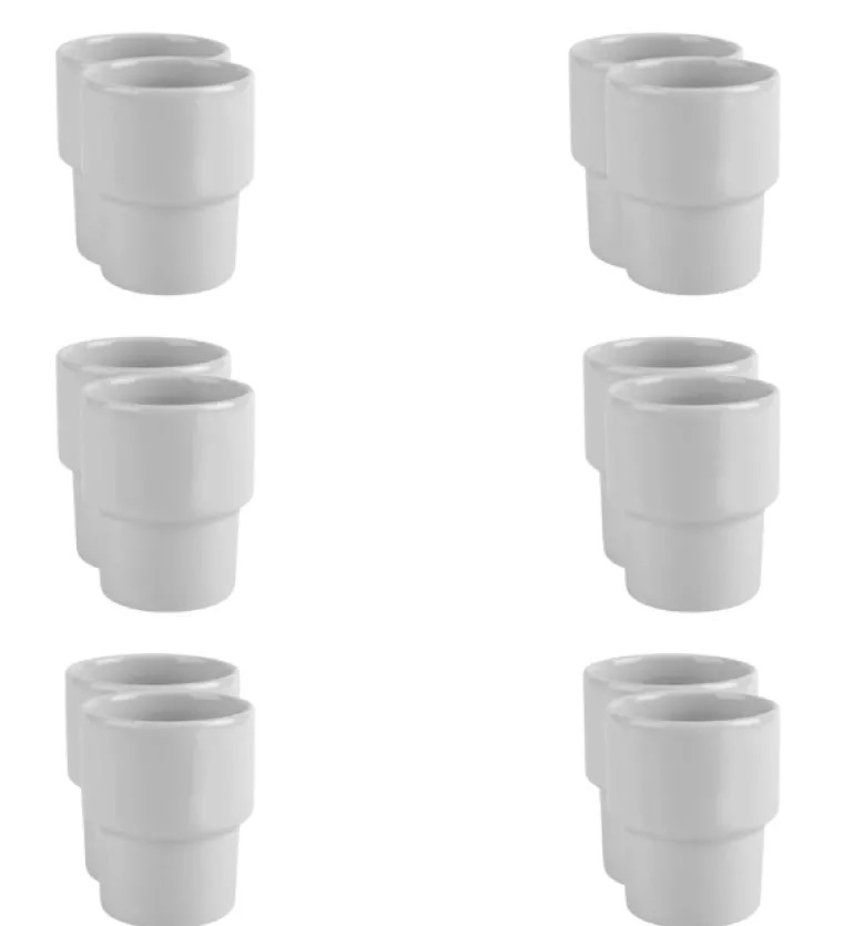 LUBIANA KASZUB / HEL 0610 - 30 SZT. Kubek bez ucha 300 ml | porcelana