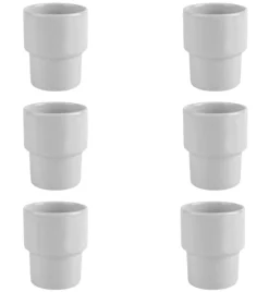 LUBIANA KASZUB / HEL 0610 - 6 SZT. Kubek bez ucha 300 ml | porcelana