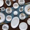 LUBIANA KASZUB / HEL 0230 - 30 SZT. - talerz płytki 19 cm | porcelana