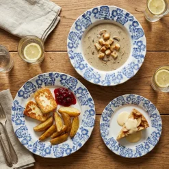 LUBIANA MARIA KERAJET | 731 KJ | Serwis obiadowy 12/36 elementów | 9227 Niebieskie kwiaty