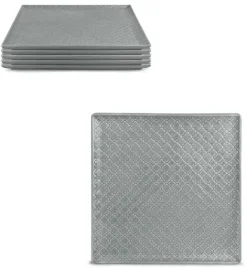 LUBIANA MARRAKESZ K1 6x Talerz obiadowy 25,5 cm / szary
