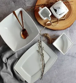 LUBIANA OPERA Serwis obiadowo-kawowy 94 el / 12 os / porcelana