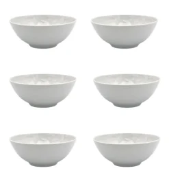 LUBIANA ORIENTAL | BIAŁY | Salaterka 15 cm - 6 SZT. | porcelana luz