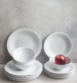 LUBIANA ORIENTAL | BIAŁY | Serwis obiadowy 12/36 el | porcelana