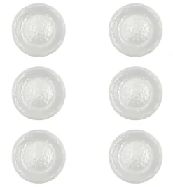 LUBIANA ORIENTAL | BIAŁY | Talerz obiadowy 25 cm - 6 SZT. | porcelana luz