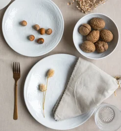 LUBIANA ORIENTAL | BIAŁY | Talerz deserowy 21 cm x 12 SZT. | porcelana luz