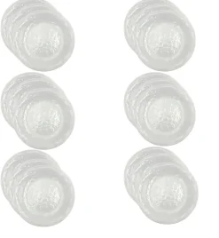 LUBIANA ORIENTAL | BIAŁY | Talerz obiadowy 25 cm - 18 SZT. | porcelana luz