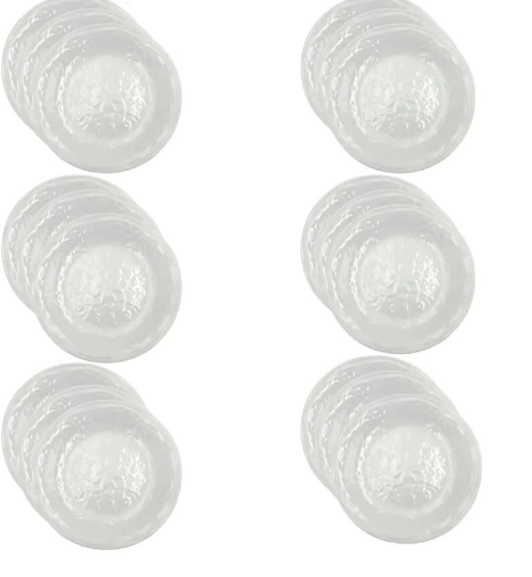 LUBIANA ORIENTAL | BIAŁY | Talerz obiadowy 25 cm - 18 SZT. | porcelana luz