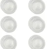 LUBIANA ORIENTAL | BIAŁY | Talerz obiadowy 25 cm - 12 SZT. | porcelana luz