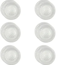 LUBIANA ORIENTAL | BIAŁY | Talerz obiadowy 25 cm - 12 SZT. | porcelana luz