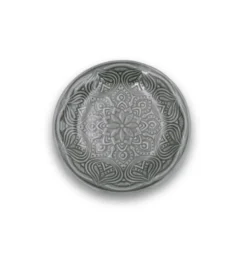 LUBIANA ORIENTAL | KM00 | SZARY | Talerz deserowy 21 cm | porcelana luz
