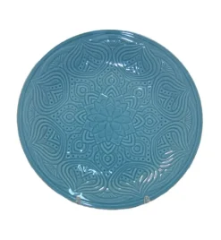 LUBIANA ORIENTAL | K6 NIEBIESKI | Talerz obiadowy 25 cm | porcelana luz