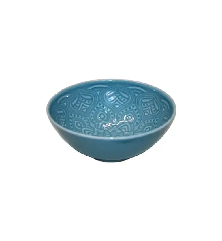 LUBIANA ORIENTAL | K6 NIEBIESKI | Salaterka 15 cm | porcelana luz
