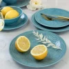 LUBIANA ORIENTAL | K6 NIEBIESKI | Talerz deserowy 21 cm | porcelana luz