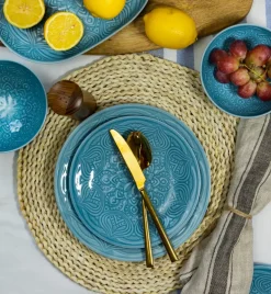 LUBIANA ORIENTAL | K6 NIEBIESKI | Serwis obiadowy 6/18 el | porcelana