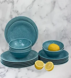 LUBIANA ORIENTAL | K6 NIEBIESKI | Serwis obiadowy 6/18 el | porcelana