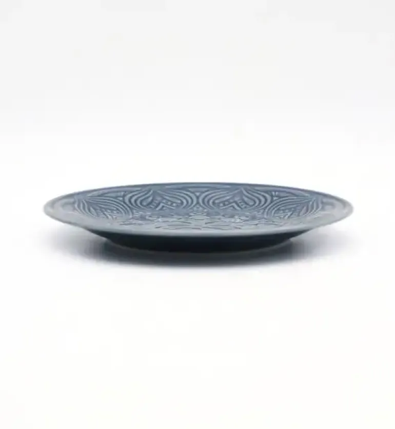 LUBIANA ORIENTAL | K9 SZARO-NIEBIESKI | Serwis obiadowy 18/54 el | porcelana