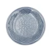 LUBIANA ORIENTAL | K9 SZARO - NIEBIESKI | Talerz deserowy 21 cm | porcelana luz