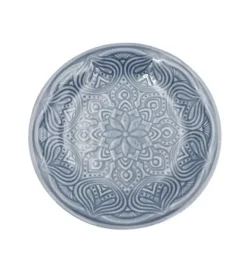 LUBIANA ORIENTAL | K9 SZARO - NIEBIESKI | Talerz deserowy 21 cm | porcelana luz