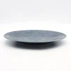 LUBIANA ORIENTAL | K9 SZARO - NIEBIESKI | Talerz obiadowy 25 cm | porcelana luz