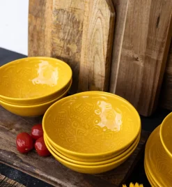 LUBIANA ORIENTAL | KY ŻÓŁTY | Serwis obiadowy 12/36 el | porcelana