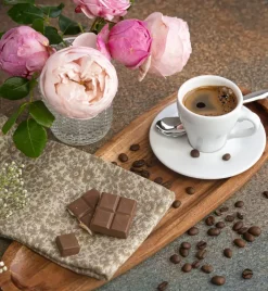 LUBIANA PAULA Komplet filiżanka do espresso 70 ml + spodek 12 cm / 6 os / 12 el / porcelana