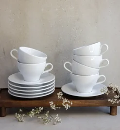 LUBIANA PAULA Komplet filiżanka 290 ml + spodek 17 cm / 6 os / 12 el