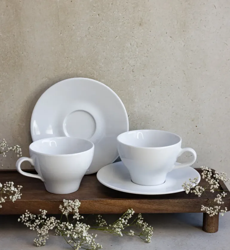 LUBIANA PAULA Komplet filiżanka 290 ml + spodek 17 cm / 12 os / 24 el