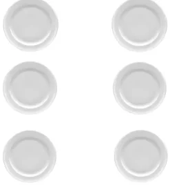 LUBIANA ROMA ETO HOTEL (LU0346) 6x Talerz obiadowy 25,6 cm | biały | porcelana