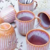 LUBIANA STONEWARE BLUSH | Kubek 350 ml | luz | kolor łososiowy