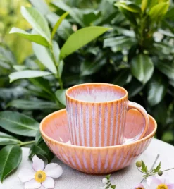 LUBIANA STONEWARE BLUSH | Kubek 350 ml | luz | kolor łososiowy