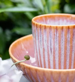 LUBIANA STONEWARE BLUSH | Kubek 350 ml | luz | kolor łososiowy