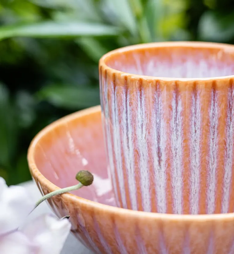 LUBIANA STONEWARE BLUSH | Kubek 350 ml | luz | kolor łososiowy