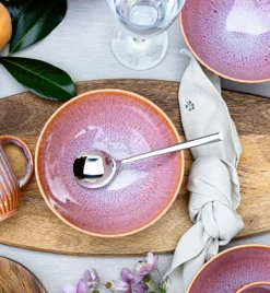LUBIANA STONEWARE BLUSH | Salaterka 17 cm luz | kolor łososiowy