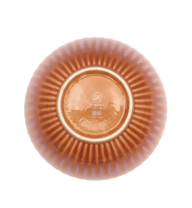 LUBIANA STONEWARE BLUSH | Salaterka 17 cm luz | kolor łososiowy