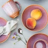 LUBIANA STONEWARE BLUSH | Salaterka 17 cm luz x 18 szt. | kolor łososiowy