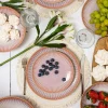LUBIANA STONEWARE BLUSH | Talerz głęboki 22 cm | luz | kolor łososiowy