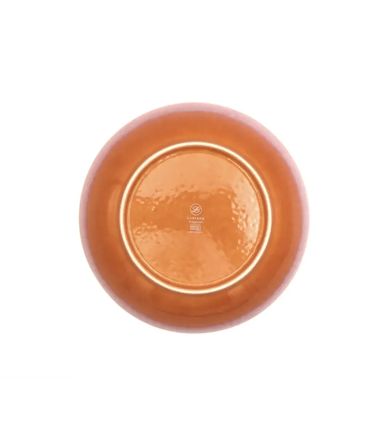LUBIANA STONEWARE BLUSH | Talerz głęboki 22 cm | luz | kolor łososiowy