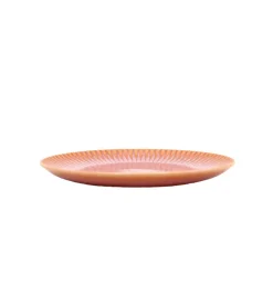 LUBIANA STONEWARE BLUSH | Talerz deserowy 21 cm x 12 szt. | luz | kolor łososiowy