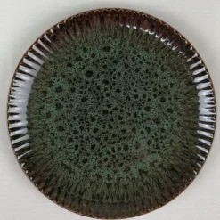 LUBIANA STONEWARE JADE ZIELONY / Talerz obiadowy 27 cm / odcień zieleni